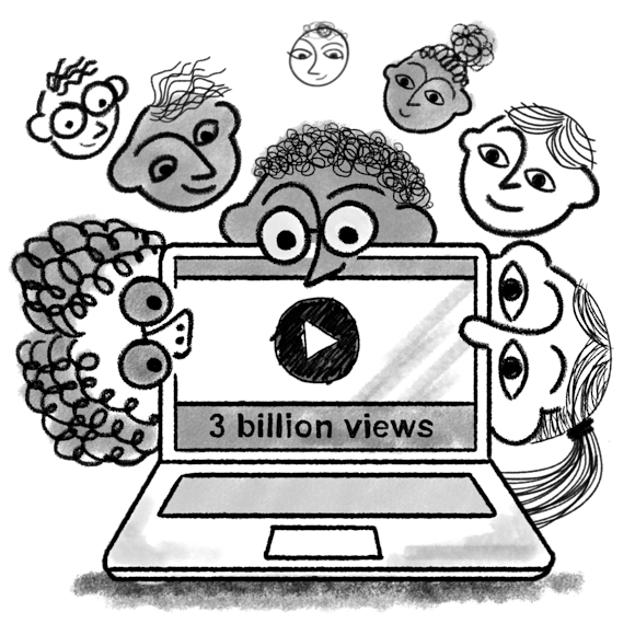  3 billion people watch video content each month