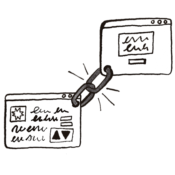 Search engine crawling a website