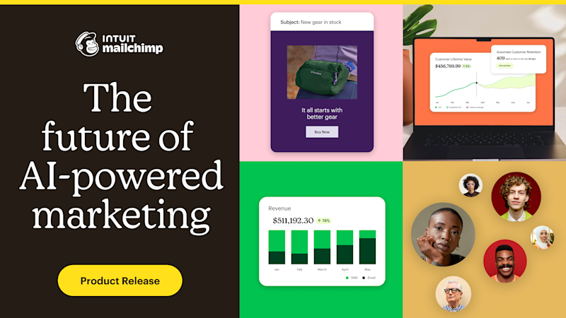 A video still with the title, "The future of AI-powered marketing"