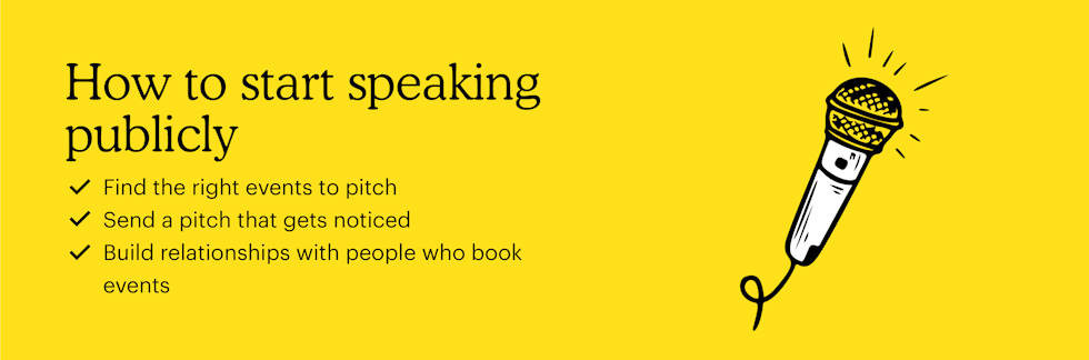 How to start speaking publicly