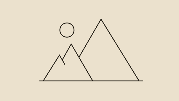 Icon with mountains and a sunrise that represents the agency marketing landscape.