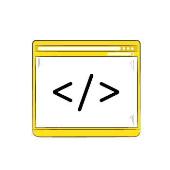 html button - A series of minimalist browser window icons on an interface
