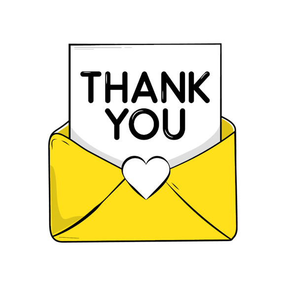 Milestone thank you notes for your most valued customers