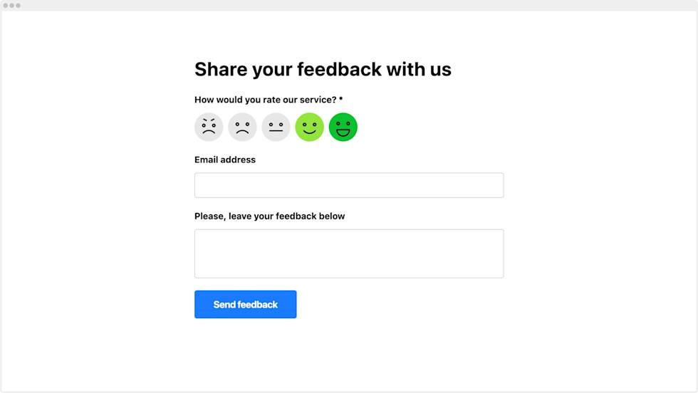 Mobile - first forms, ready to be seen on any mobile devices and tablets. Deep customization of all elements and layout styles, localization on all languages, additional integration with Google Sheets for data collection - all this in Elfsight Forms!