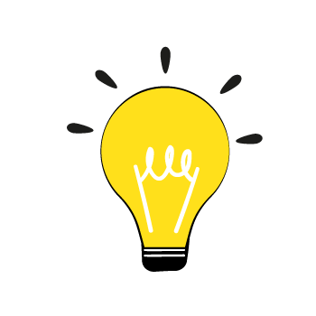 a/b testing tips - yellow lightbulb 