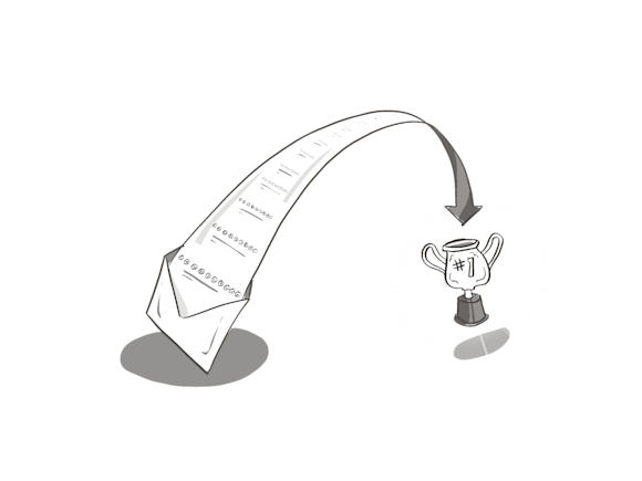 Email and a first place trophy