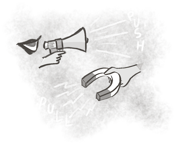 push vs pull marketing