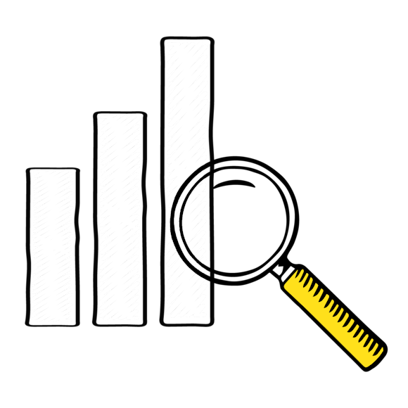 graph with magnifying graph
