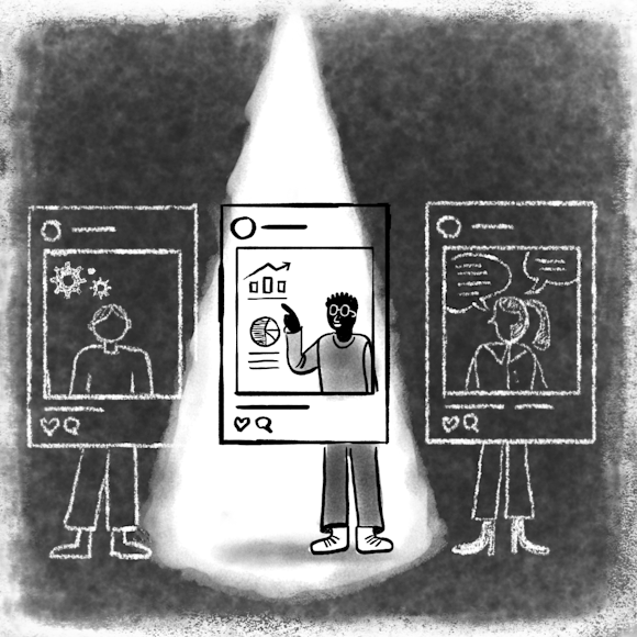 People behind social media screens