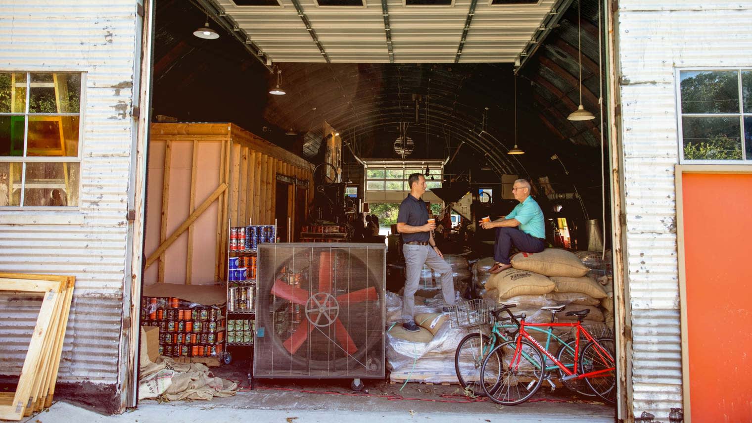 Michael Ripps and Bob Googe of Jittery Joe's. 