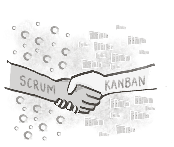 Scrumban combines scrum and kanban
