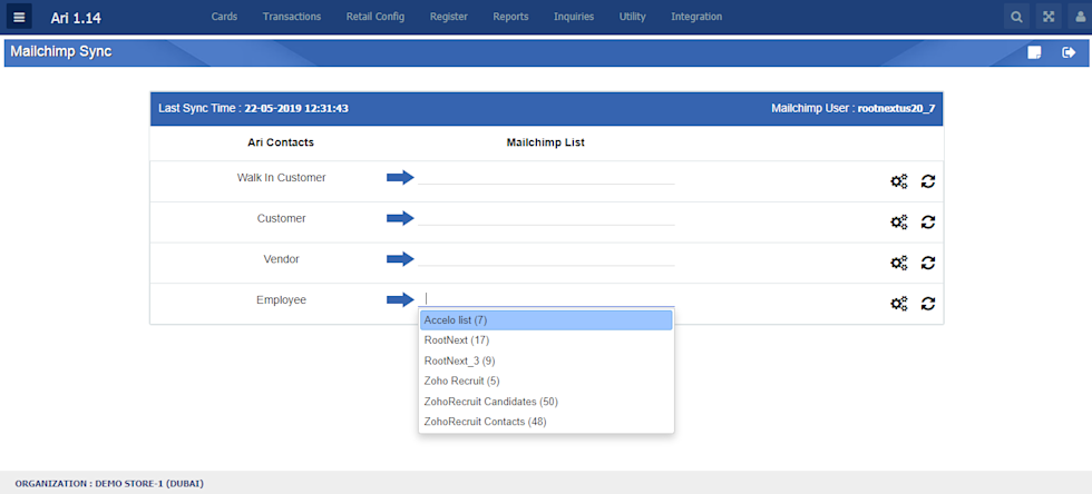 Mailchimp List Mapping