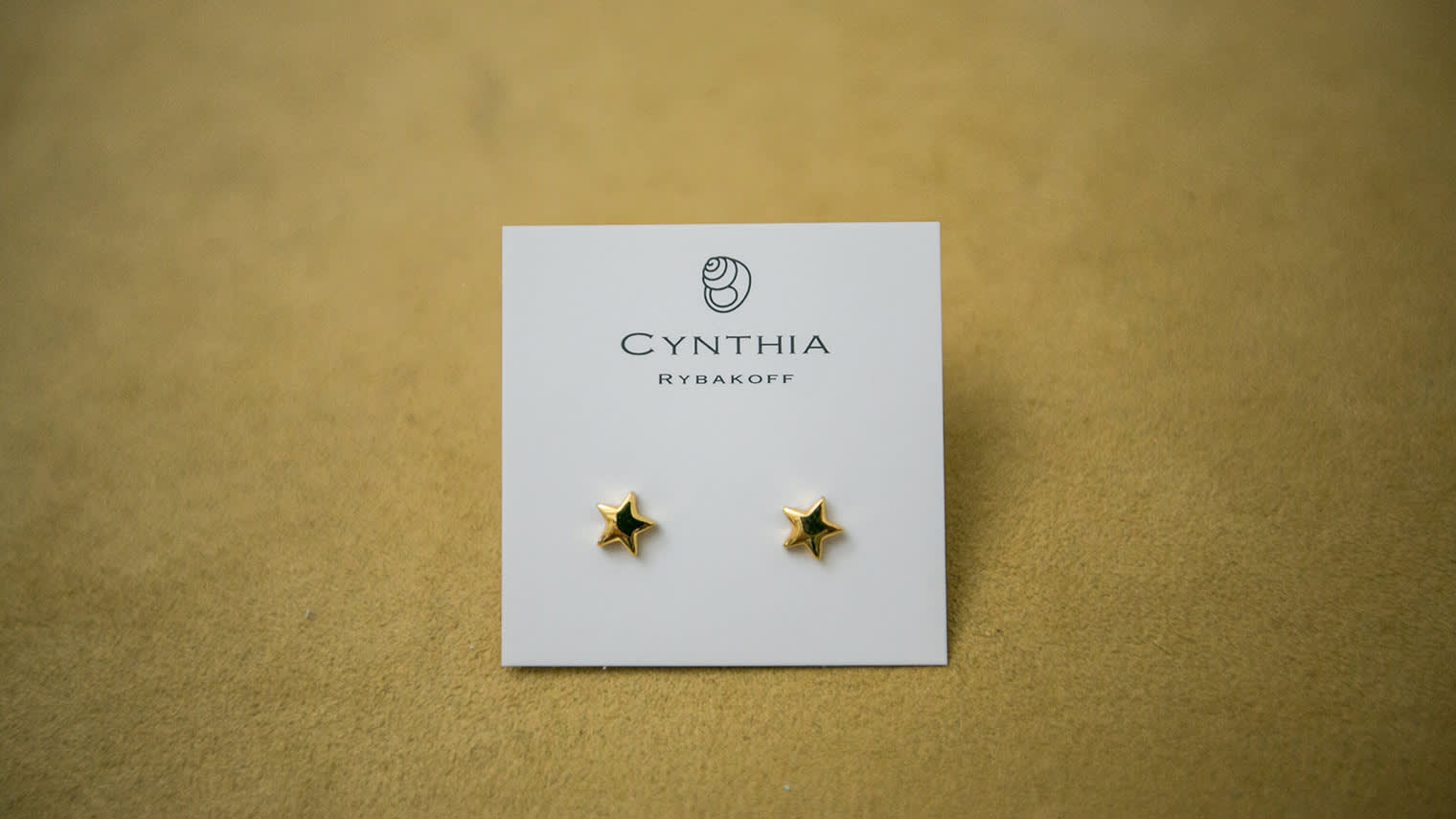 A pair of earrings from Cynthia Rybakoff