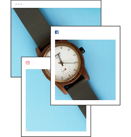 A watch shown across many, many channels