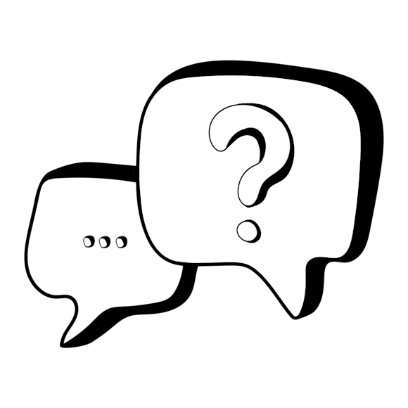 Two message bubbles.