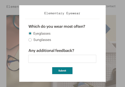 Surveys UI for fall feature page 1300 width