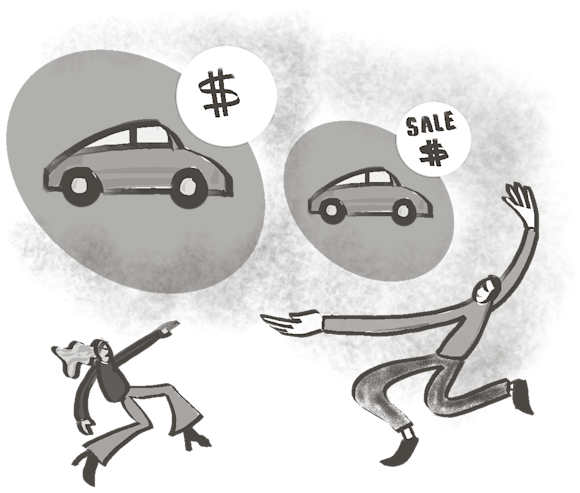 buying cars on sale