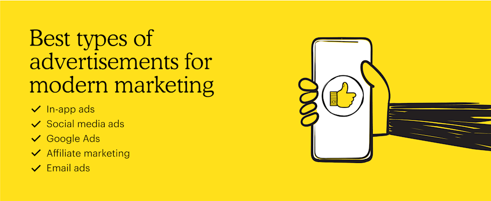 Best types of advertisements for modern marketing 