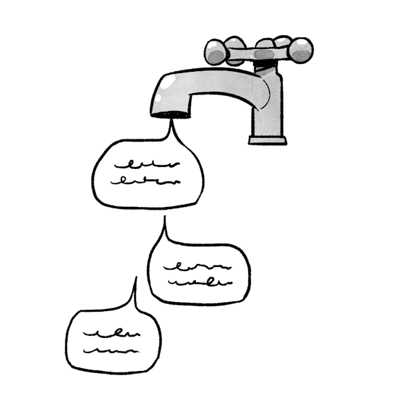 faucet dripping, representing drip campaigns or sequences
