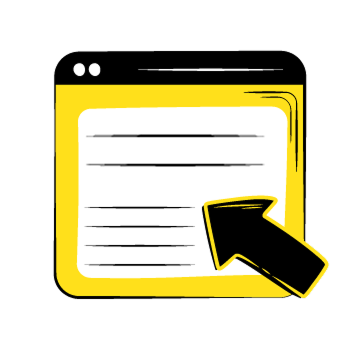 performance marketing channels - an interface with a pointing arrow