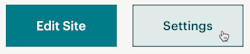 Website Dashboard > Settings