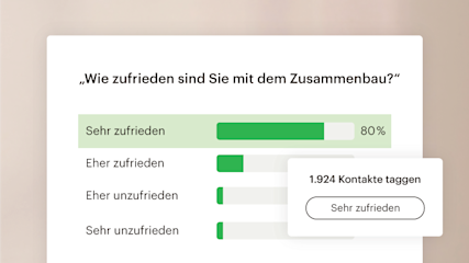 Eine Zufriedenheitsskala