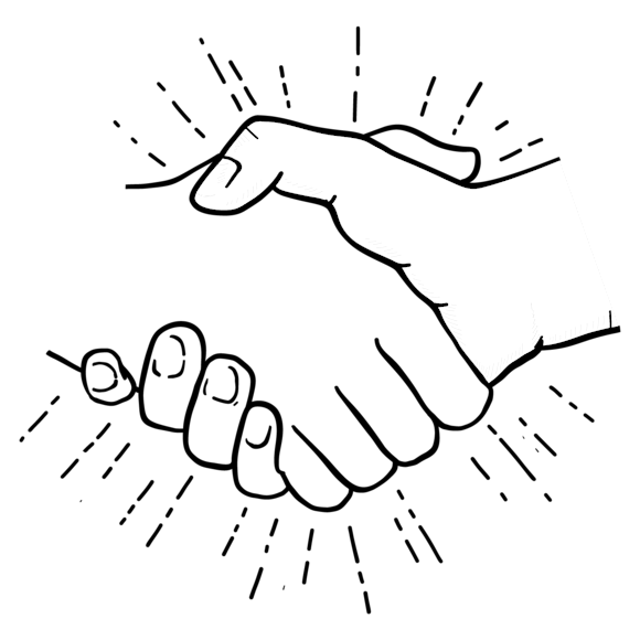 Icon of hand shaking