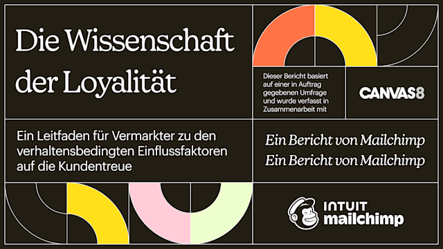 Cover des Playbooks „Die Wissenschaft der Loyalität“ von Mailchimp in Partnerschaft mit Canvas8