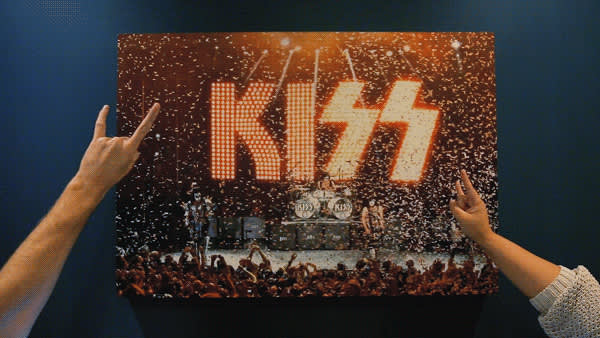 A picture from a Kiss concert