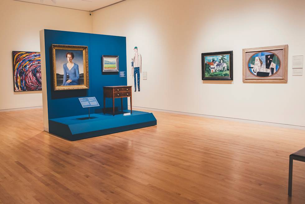 Interior shot of the museum.