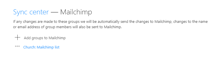 Sych UCare to your Mailchimp account